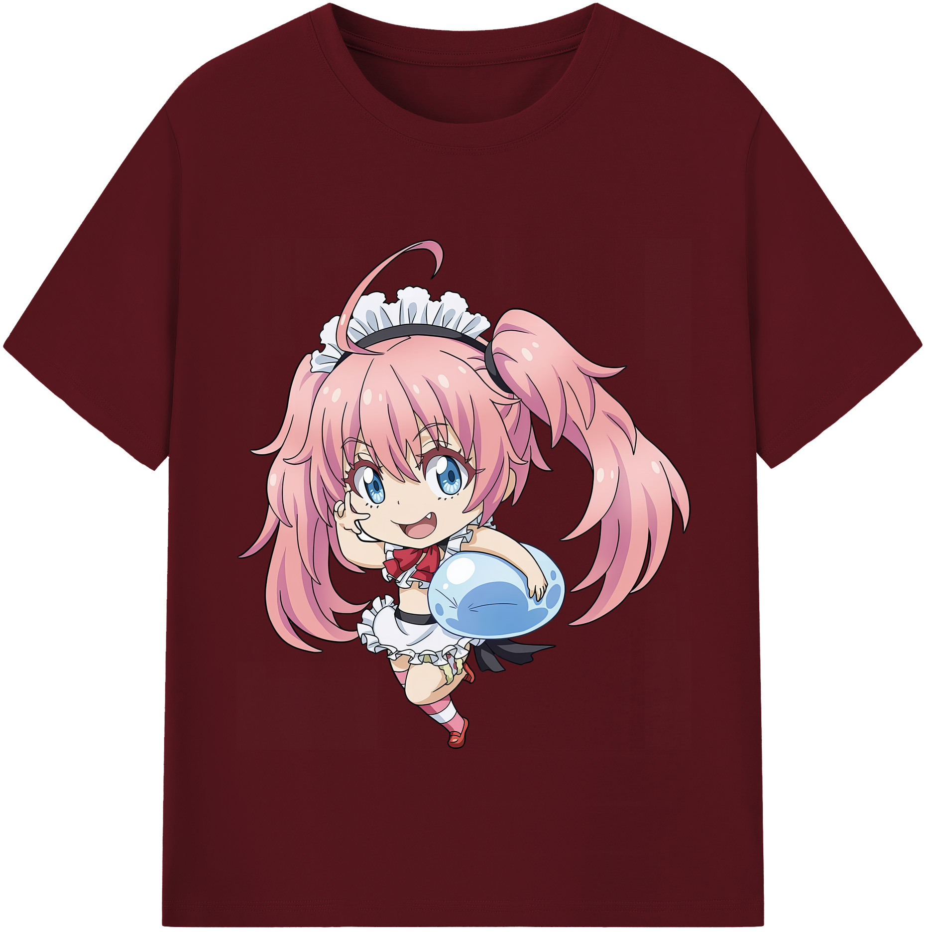 （画像用） 転スラ Regarding Reincarnated to Slime 綿100％半袖Tシャツ（フロントプリント）